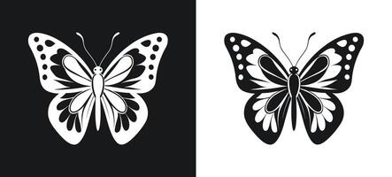 Orange Tip Butterfly with Orange and White Wings vector
