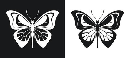 Question Mark Butterfly on a Flower vector