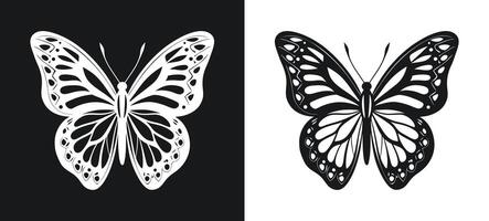 Viceroy Butterfly with Vibrant Orange and Black Wings vector