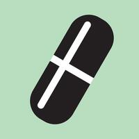 Pill icon symbol. vector