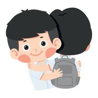 man friends hugging each other vector