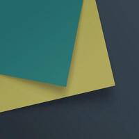 a colorful papers lying with realistic shadows vector