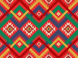 Navajo pattern design. Native American style. Can be used in fabric design for clothing, textile, wrapping, background, wallpaper, carpet, embroidery, print vector