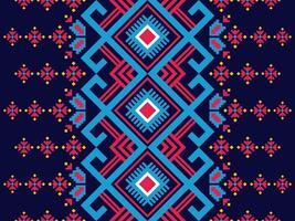Abstract geometric pattern design. ornament, decoration, textile, geometry, native Indian American, Navajo, Aztec, ethnic, boho, traditional, background, wallpaper, wrapping, embroidery, carpet vector