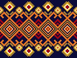 Abstract geometric pattern design. ornament, decoration, textile, geometry, native Indian American, Navajo, Aztec, ethnic, boho, traditional, background, wallpaper, wrapping, embroidery, carpet vector