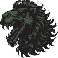 Fierce Camel Depicting Power and Rage vector