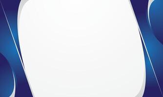 Blue white abstract background template design vector
