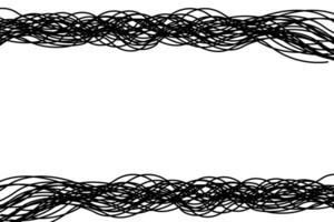 Abstract Topographic Map with Contour Lines and Geographical Grid. Form Abstract Black Lines Like Frames vector