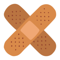 A bandage with two cross - shaped pieces png
