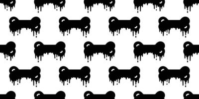 Dog bone seamless pattern color Sagging splash graffiti Flowing doodle cartoon tile background gift wrapping paper repeat wallpaper scarf isolated illustration design vector