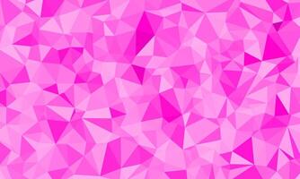 Background with light magenta color triangle pattern texture. Modern mosaic concept illustration design vector