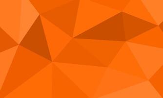 Orange flat polygon abstract shape. Irregular triangle pattern element texture design. Suitable for backdrop banner, cover, website, advertising, idea, decoration, page vector