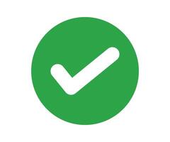 Yes right check, choice vote web button vector