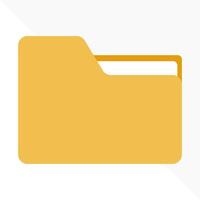 Documents file Open folder and close folder. Folders with documents. Four Folders icons vector
