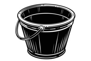 bucket icon illustration design template web vector