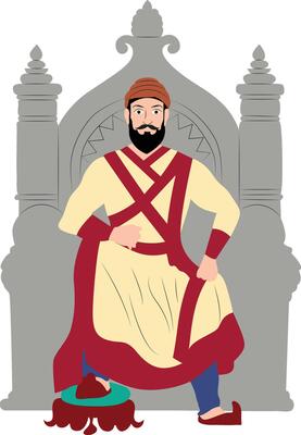 Chhatrapati Shivaji Maharaj, the great warrior of Maratha from Maharashtra India