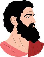 Euphantus portrait hand drawn vector