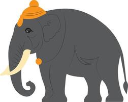 Topsy - An elephant from the Coney Island Zoo who became famous due to her tragic death, when she was electrocuted vector