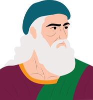 Andronicus of Rhodes portrait vector
