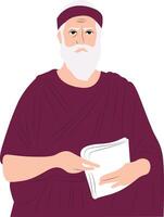 Philo the Dialectician Portrait vector