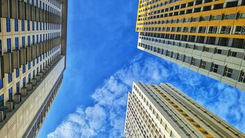 Urban Skyline with Modern High-Rise Apartments photo