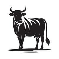 Download Cow Silhouette Vectors for Custom Print and Digital Graphics