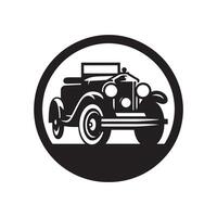 Retro Automotive Vintage Car Silhouettes for Print and Web Use vector