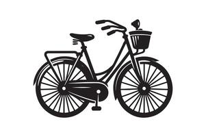 Custom Bicycle Silhouette Vectors for Cycling-Themed Graphic Projects