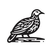 Elegant and Artistic Woodcock Silhouette Vectors for Custom Projects