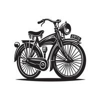 Bicycle Silhouette Vectors Illustrations for Print and Web Design