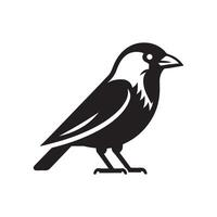 Jackdaw Silhouette Vectors for Graphic Designers and Creatives