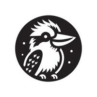 Kookaburra Silhouette Vectors for Environmental and Nature-Themed Projects