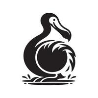 Dodo Silhouette Vectors for Archeology, Paleontology, and Mythical Designs