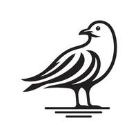 Creative Laughing Gull Silhouette Vectors for Event Stationery and Invitations