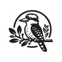 Kookaburra Silhouette Vectors for Wildlife and Nature-Inspired Projects
