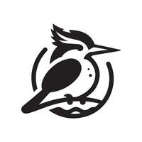 Kingfisher Silhouette Vectors Ideal for Nature Journals and Sketches
