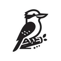 Stylized Kookaburra Silhouette Vectors for Digital and Print Graphics