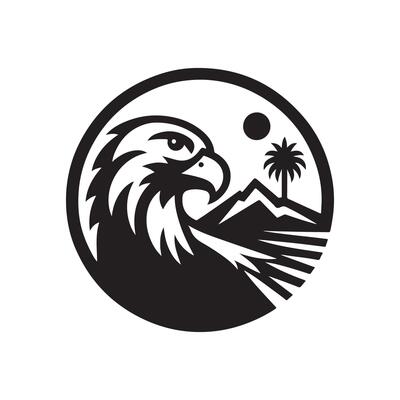 Elegant California Condor Silhouettes for Conservation and Awareness Graphics
