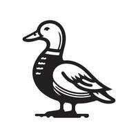 High-Quality Mallard Silhouette Vectors for Creative and Professional Use