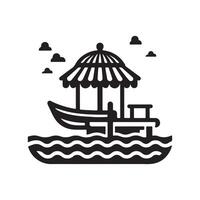 Custom Pontoon Silhouette Vectors for Business and Personal Use