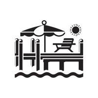 Versatile Pontoon Silhouette Vectors for Adventure Branding