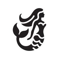 Mermaid Silhouette Vectors for Nautical and Marine-Related Designs