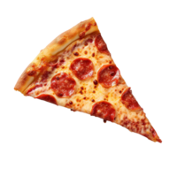 Big Pizza Slice on Transparent Background png