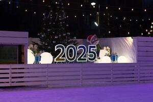 The 2025 New Year Celebration Theme Display is adorned with enchanting Holiday Lights all around photo