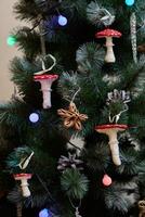 Explore Whimsical Christmas Tree Decorations Featuring Delightful Mushroom Ornaments and More photo
