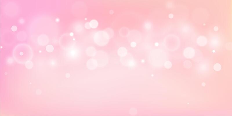 Pink bokeh background design with soft romantic gradient and abstract blurred light sparkles