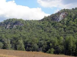 Beloretsky tract. Nature is in the way of the Beloretsky tract. Roads and landscape. photo