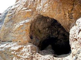 Caves in the rocks on the Beloretsky tract. photo