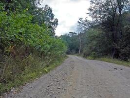 Beloretsky tract. Nature is in the way of the Beloretsky tract. Roads and landscape. photo