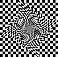 Original abstract background decorated with a black and white geometric pattern of squares vector
